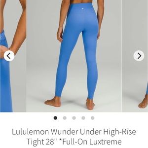 Wunder Under 28 inch leggings